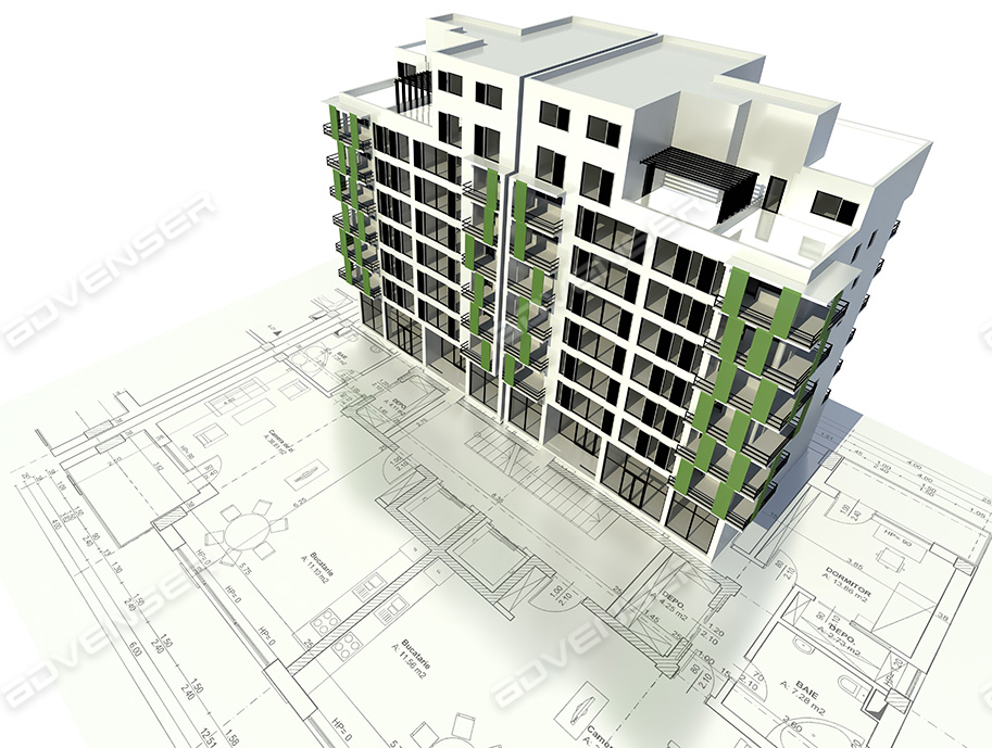 Architecture,Model,House,Showing,Building,Structure
